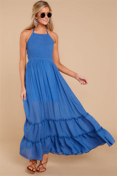 Women's Blue Mini, Midi and Maxi Dresses 